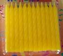 Yellow Candles - 24 pk